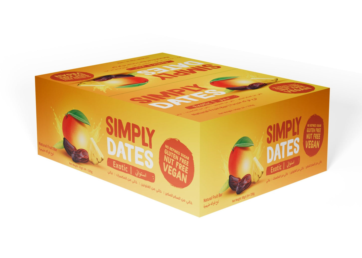 Simply Dates - Exotic (144 x 30g bars)