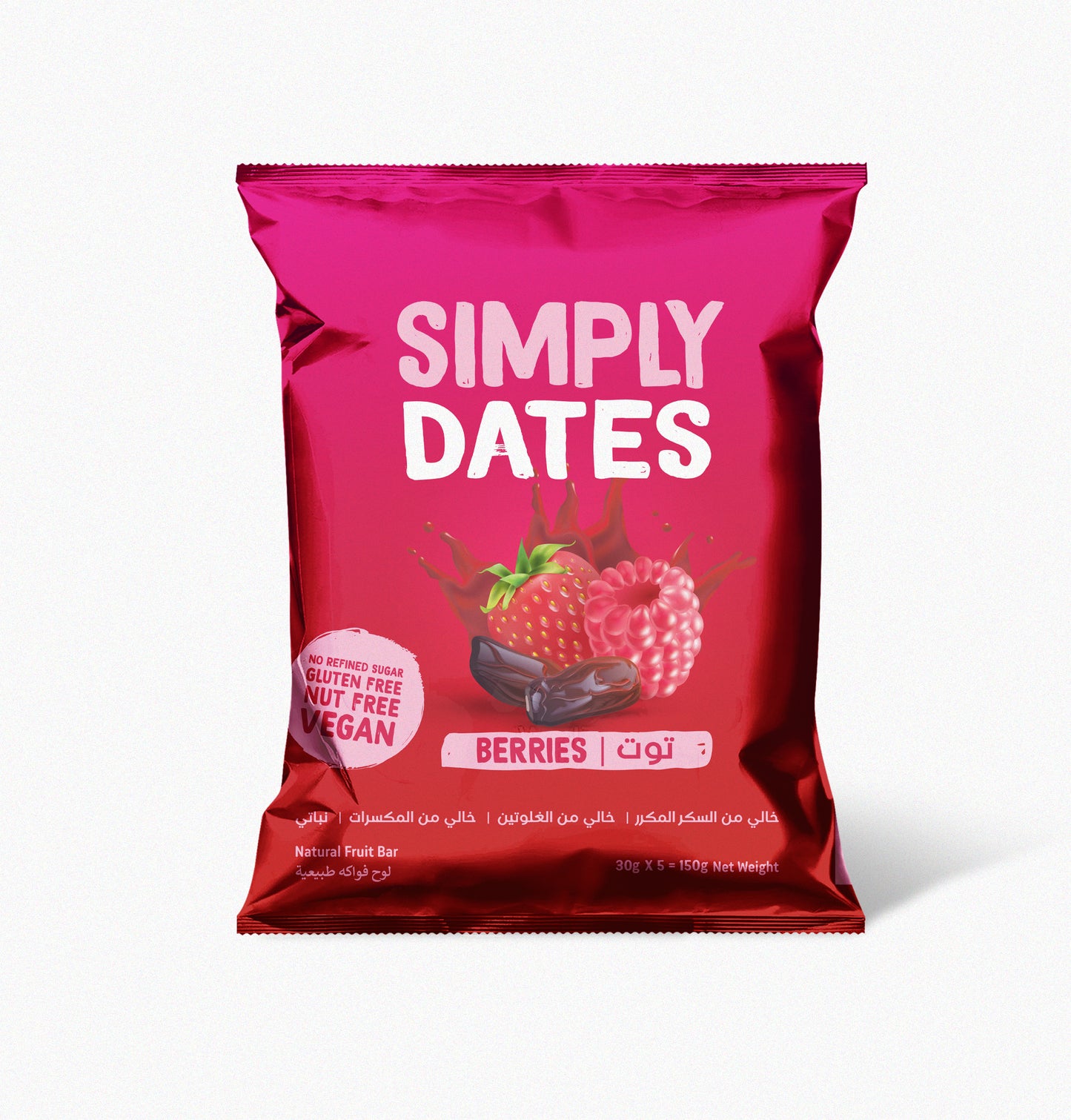 Simply Dates - Berries (Value Packs - 225 x 30g bars)